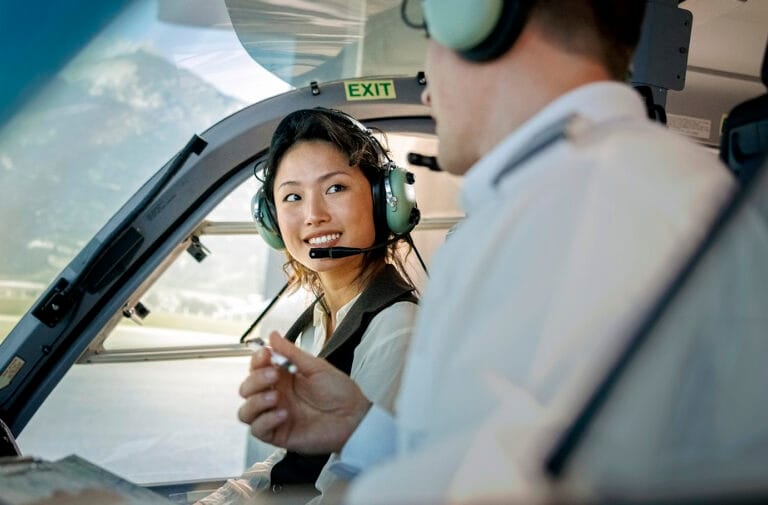 Rundflug – Motiv des Buchungsanbieters