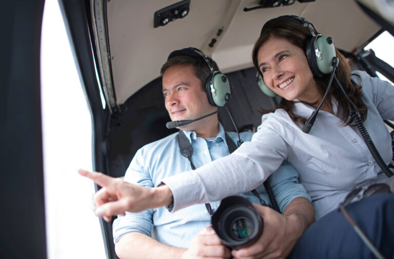 Hubschrauberrundflug – Motiv des Buchungsanbieters