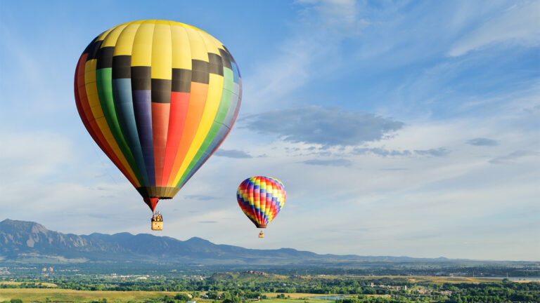 Ballonfahrt – Motiv des Buchungsanbieters
